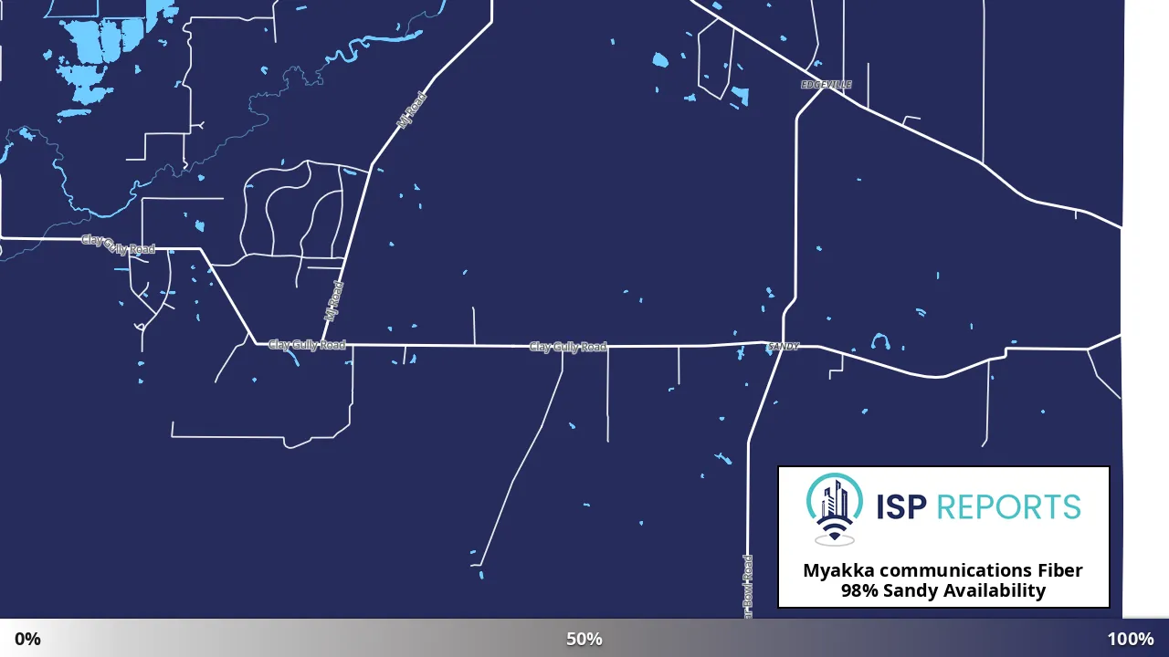 Sandy, FL map of internet availability