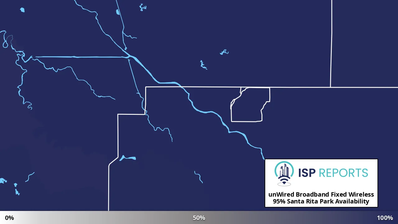 Santa Rita Park, CA map of internet availability