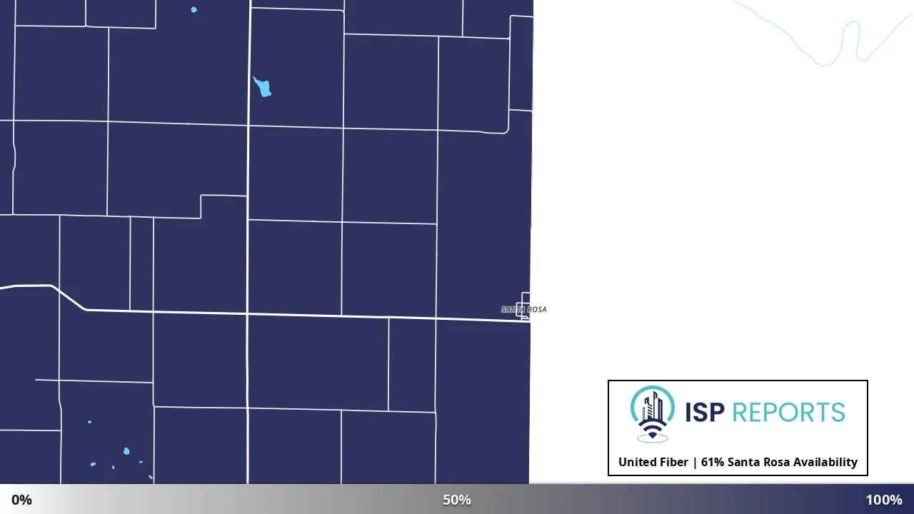 Santa Rosa, MO map of internet availability