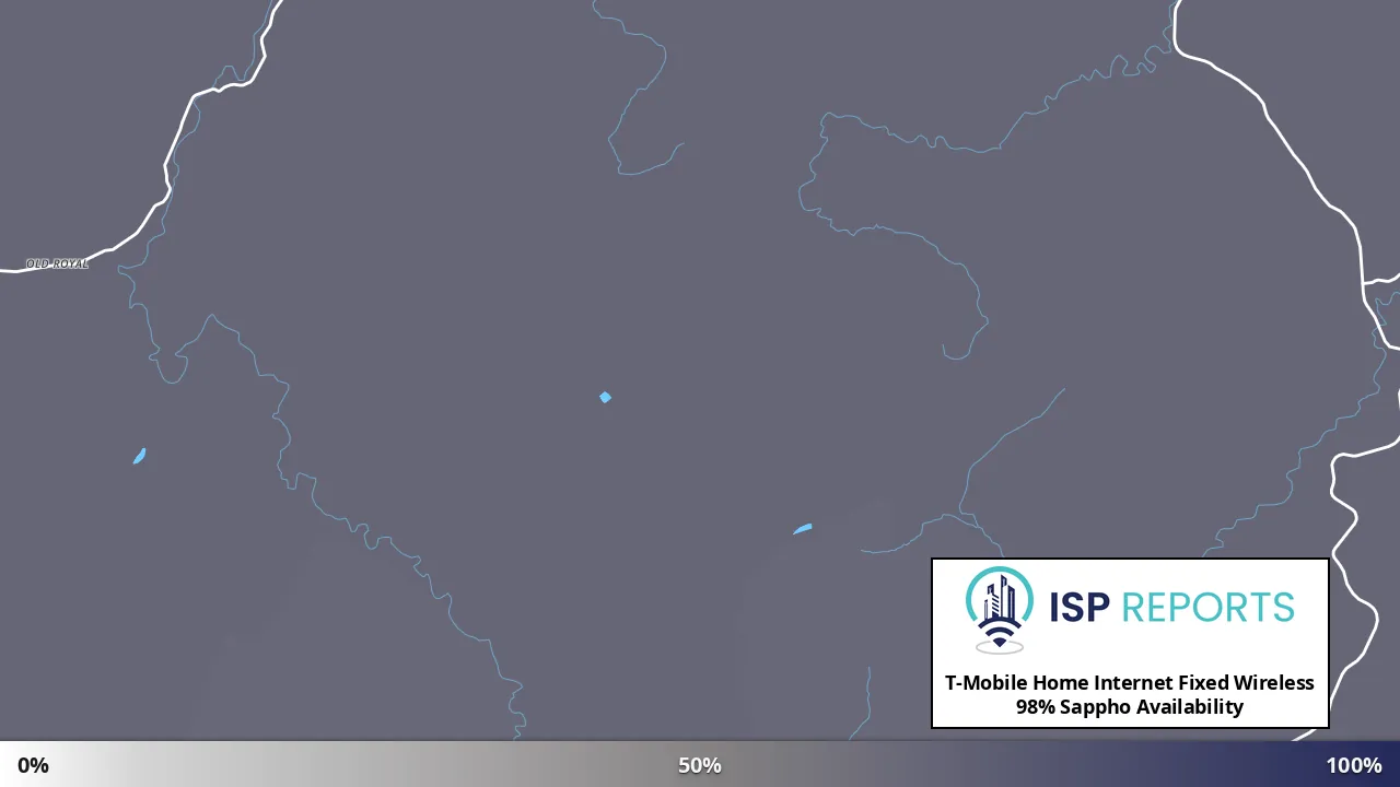 Sappho, WA map of internet availability