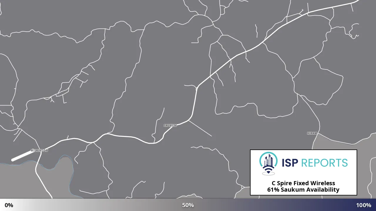 Saukum, MS map of internet availability