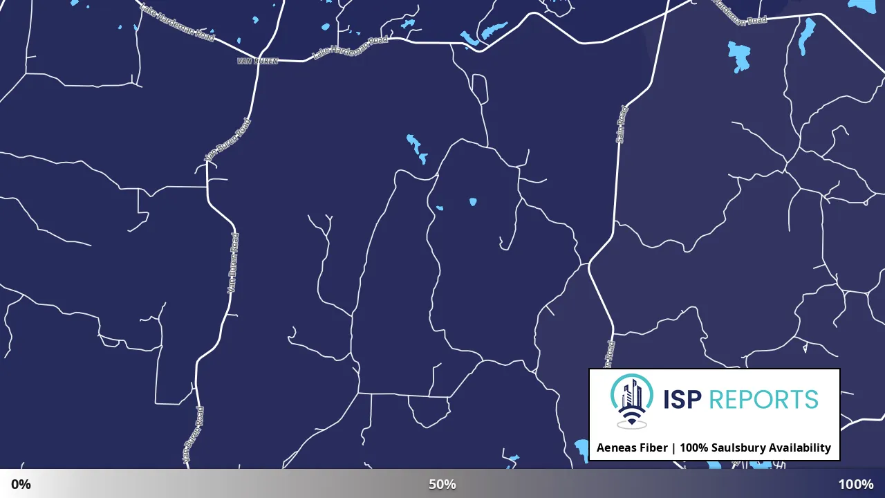 Saulsbury, TN map of internet availability