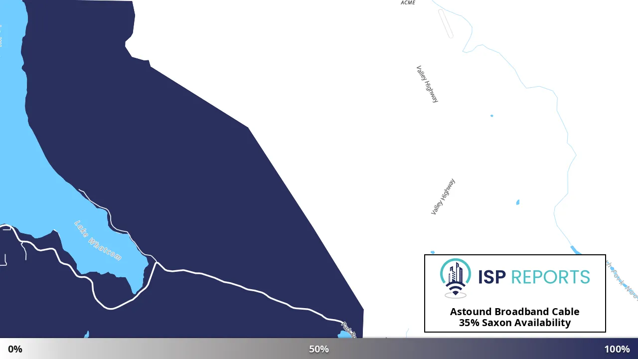 Saxon, WA map of internet availability