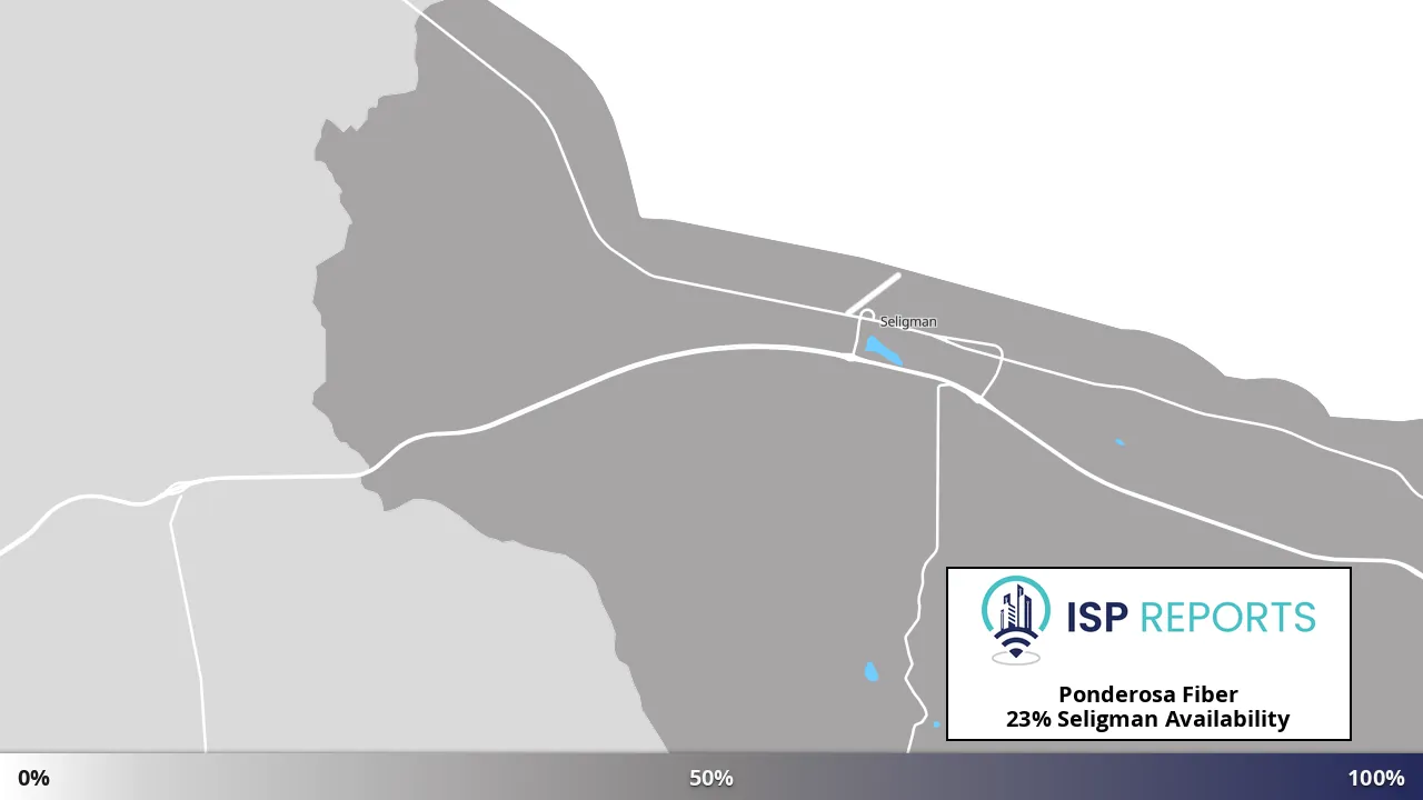 Seligman, AZ map of internet availability
