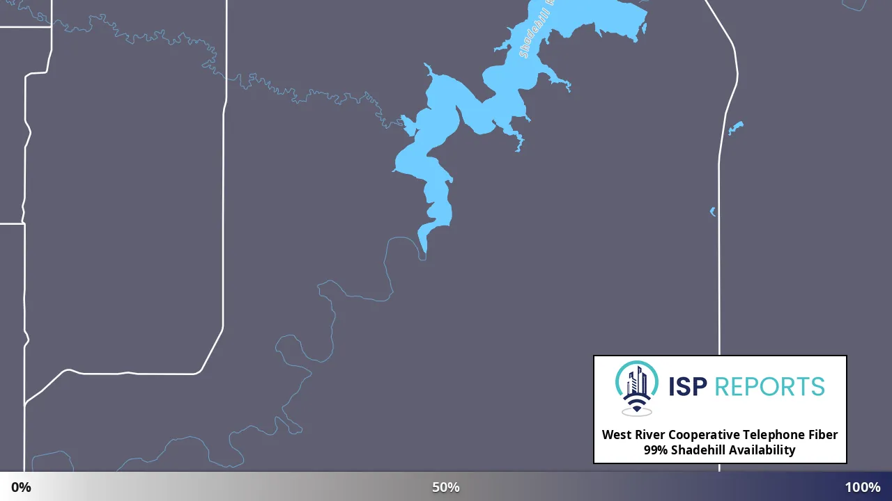Shadehill, SD map of internet availability