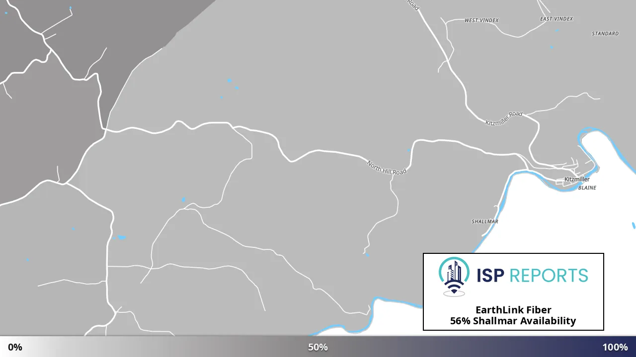 Shallmar, MD map of internet availability