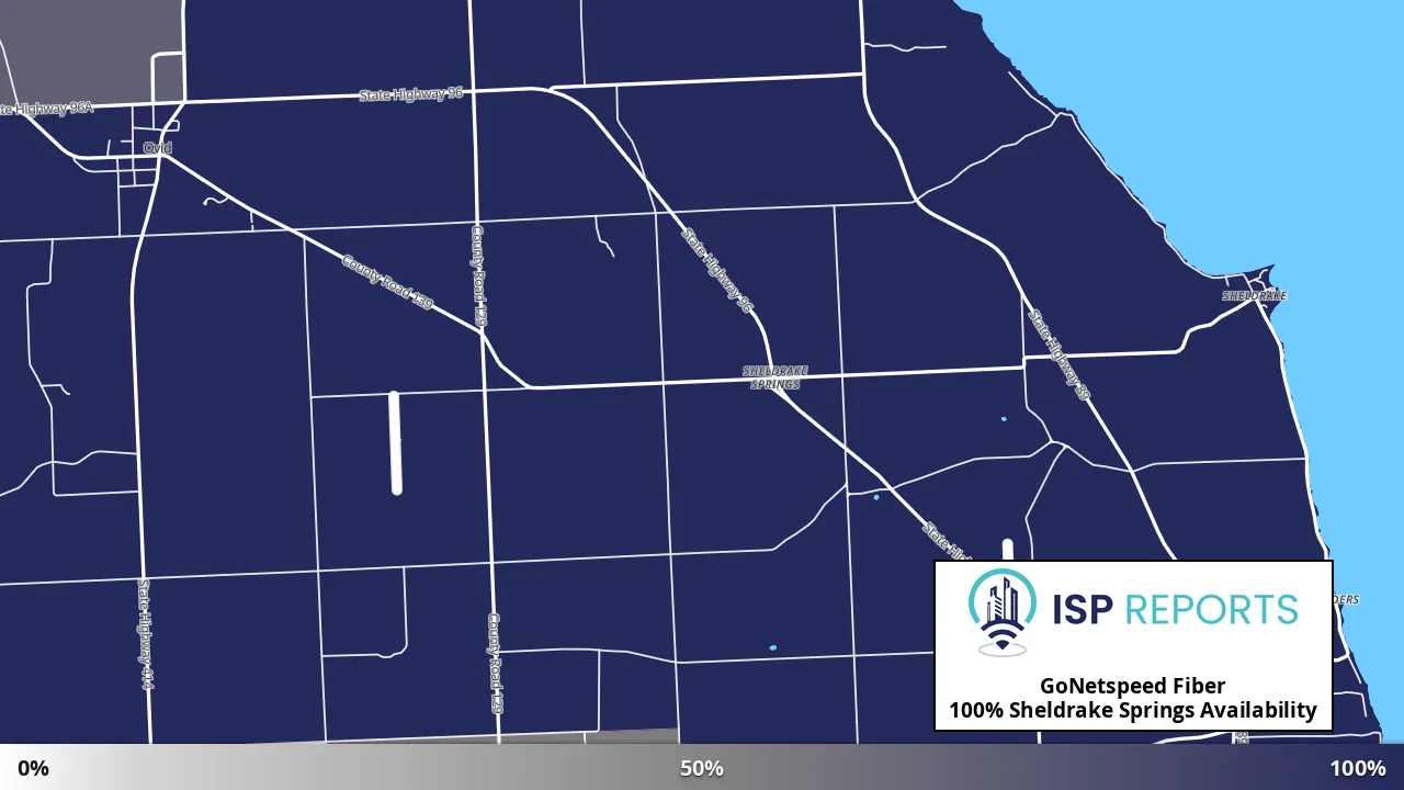 Sheldrake Springs, NY map of internet availability