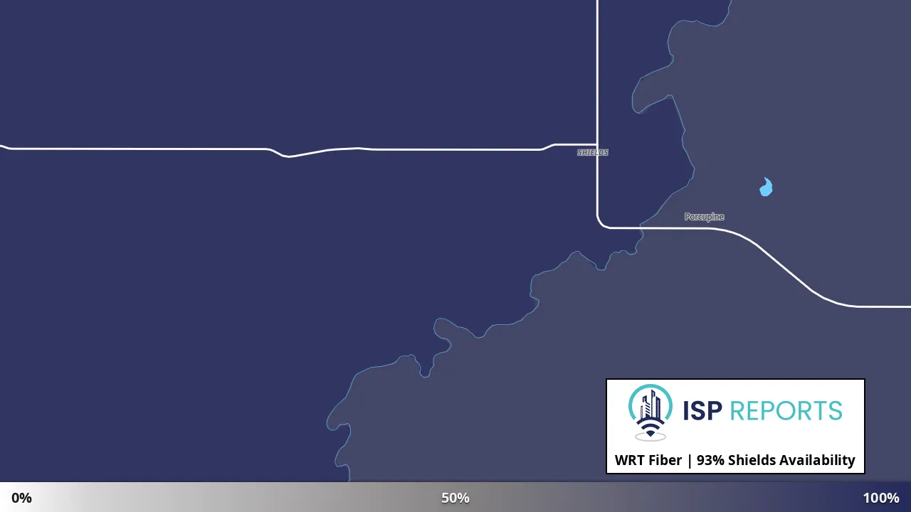 Shields, ND map of internet availability
