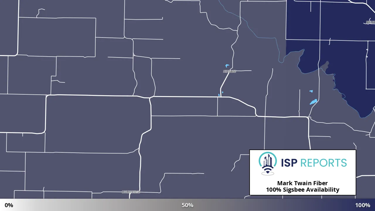 Sigsbee, MO map of internet availability