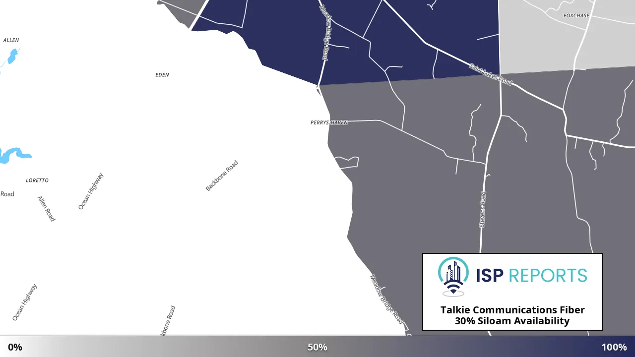 Siloam, MD map of internet availability