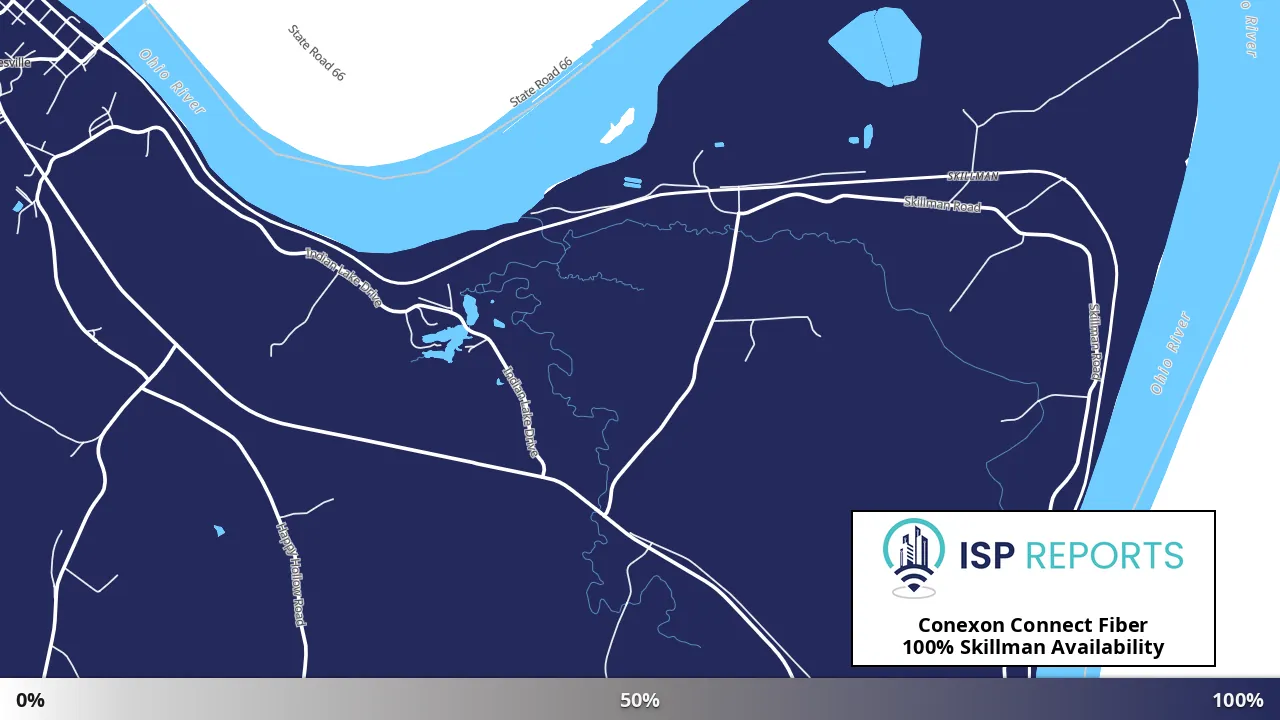 Skillman, KY map of internet availability