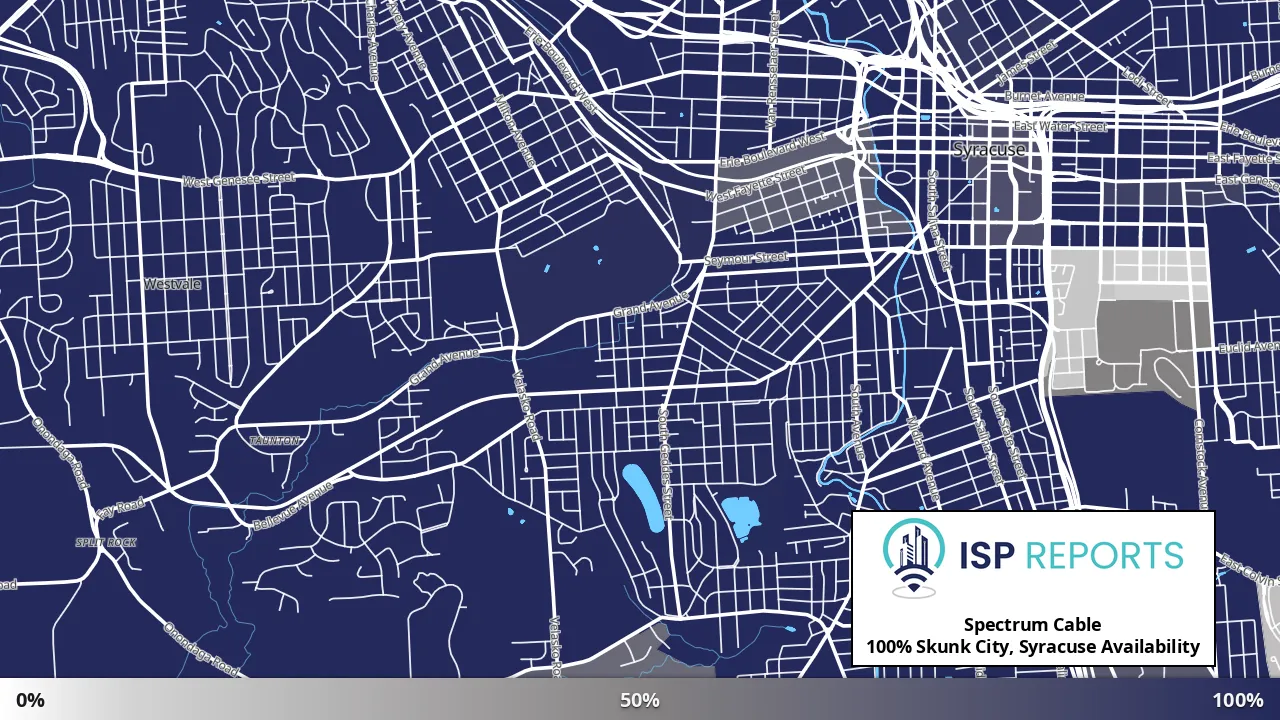 Skunk City, Syracuse, NY map of internet availability