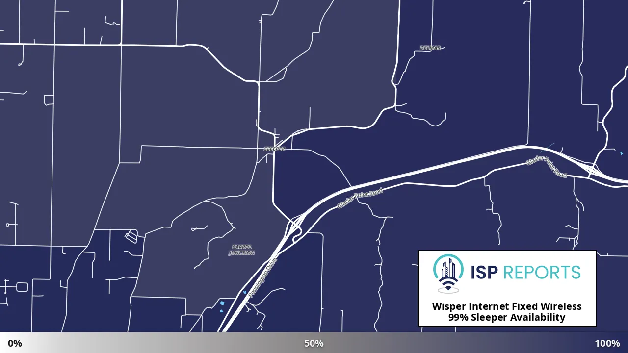 Sleeper, MO map of internet availability