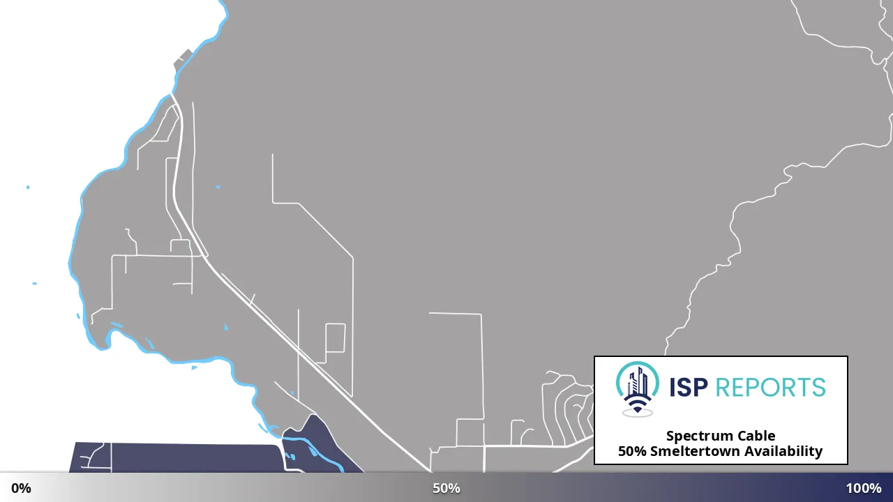 Smeltertown, CO map of internet availability