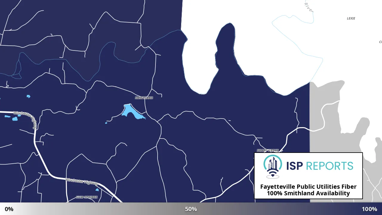 Smithland, TN map of internet availability