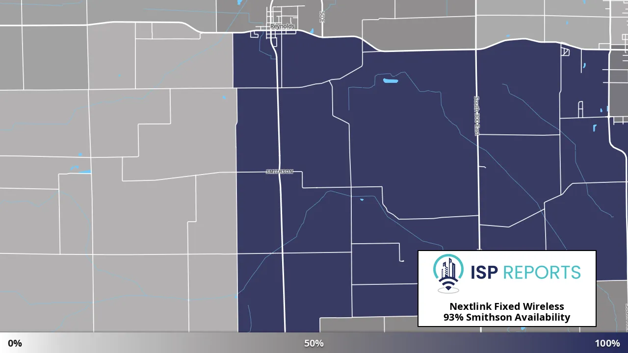 Smithson, IN map of internet availability
