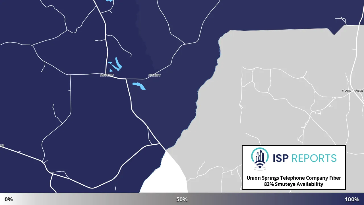Smuteye, AL map of internet availability