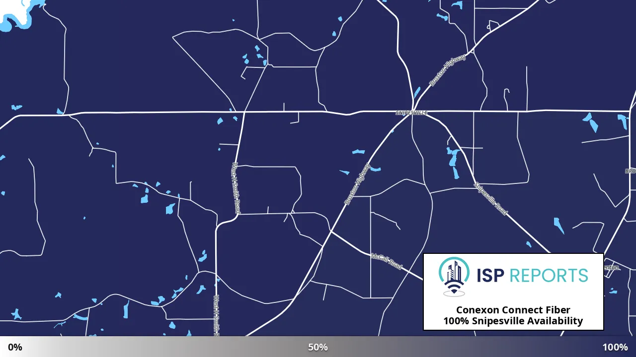 Snipesville, GA map of internet availability