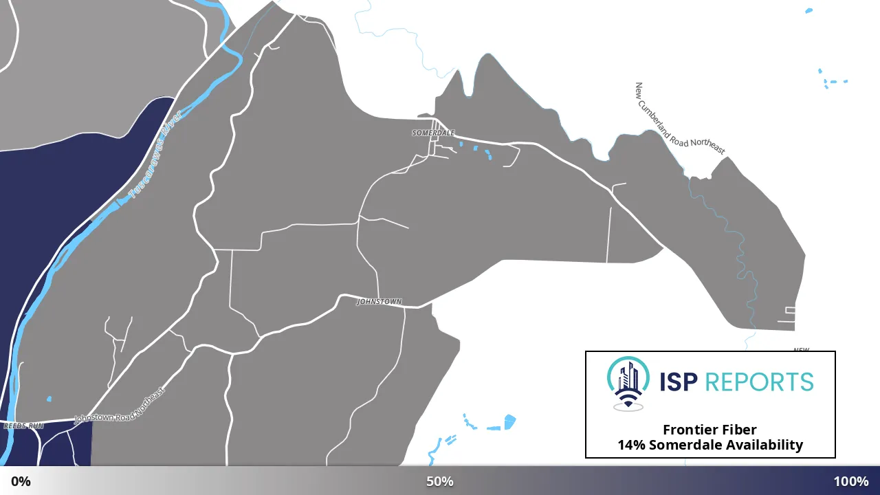 Somerdale, OH map of internet availability