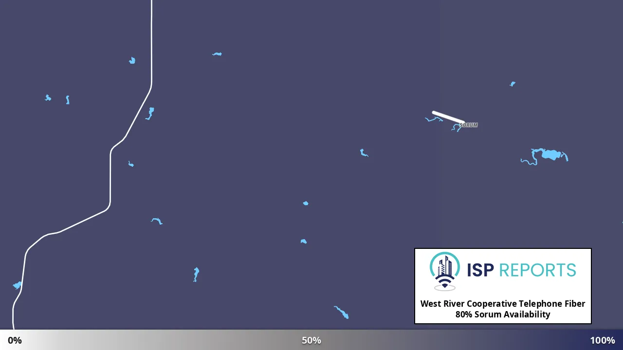 Sorum, SD map of internet availability