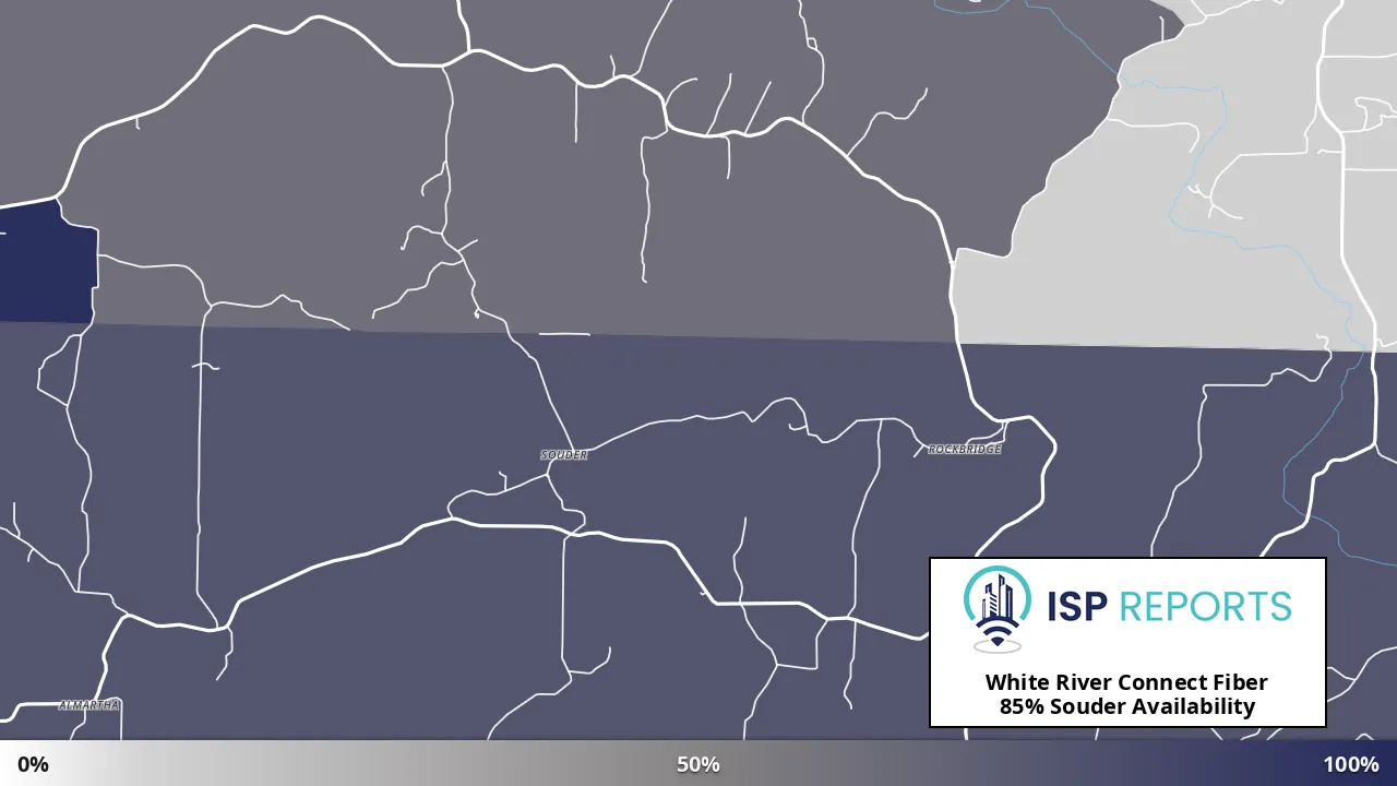 Souder, MO map of internet availability
