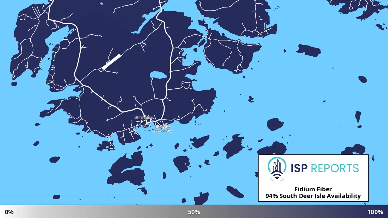 South Deer Isle, ME map of internet availability