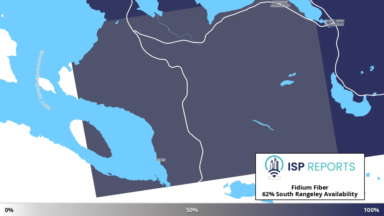 South Rangeley, ME map of internet availability
