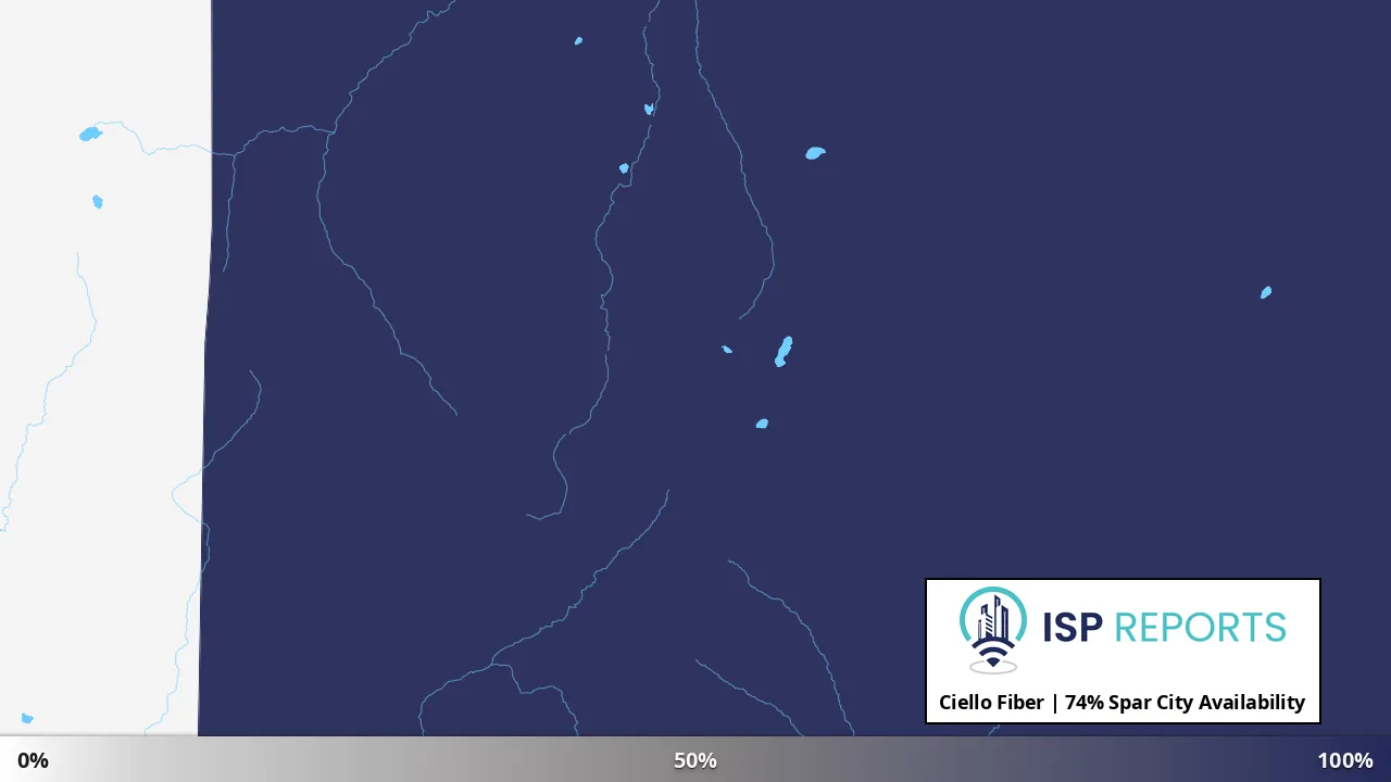 Spar City, CO map of internet availability