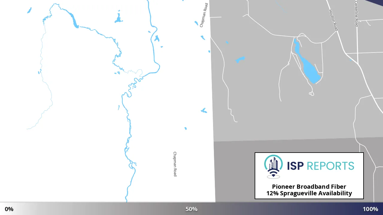 Spragueville, ME map of internet availability