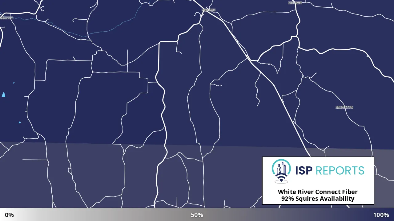 Squires, MO map of internet availability
