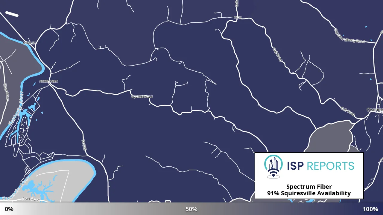 Squiresville, KY map of internet availability