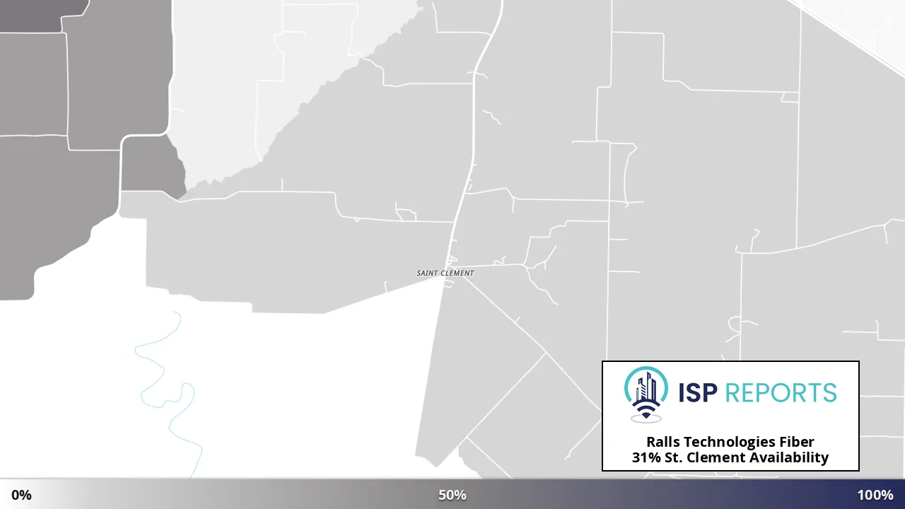 St. Clement, MO map of internet availability