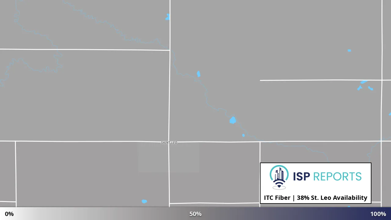 St. Leo, MN map of internet availability