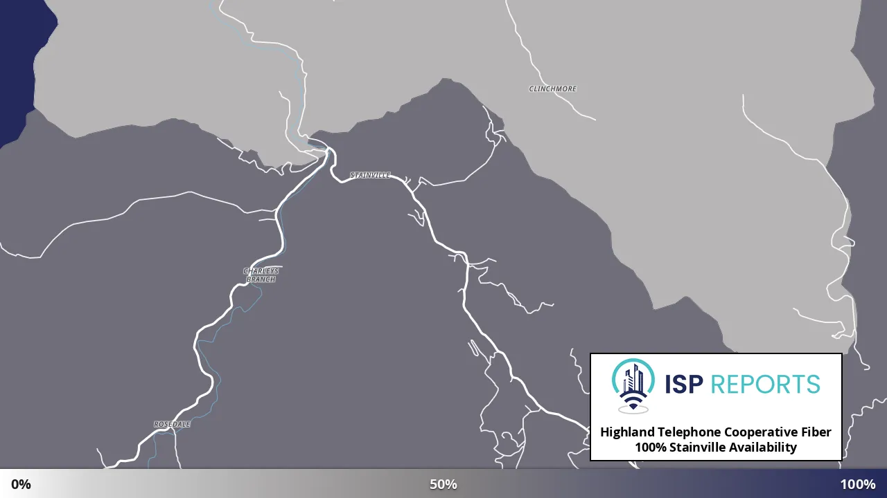 Stainville, TN map of internet availability