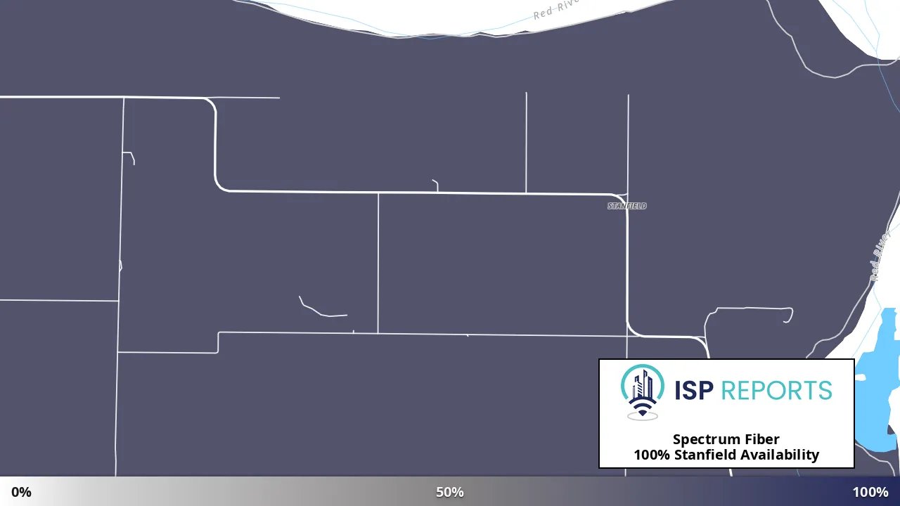 Stanfield, TX map of internet availability