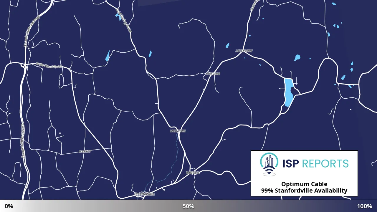 Stanfordville, NY map of internet availability