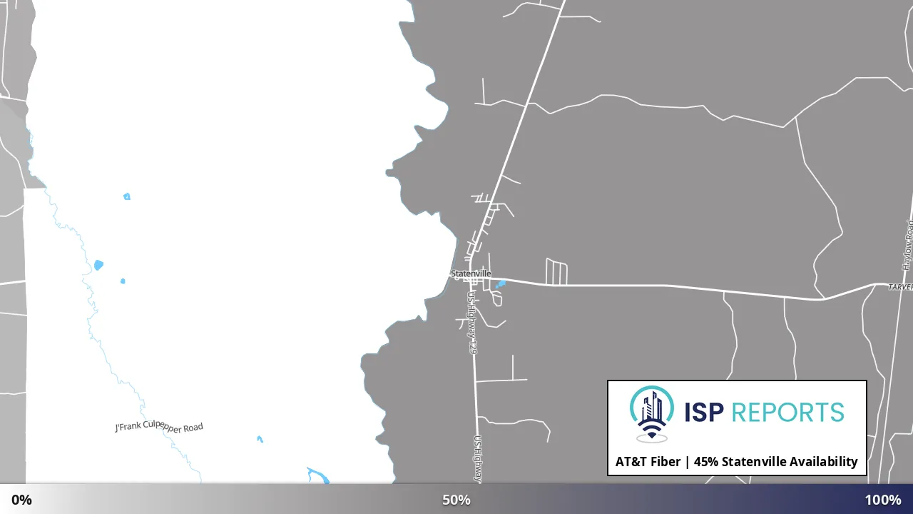 Statenville, GA map of internet availability