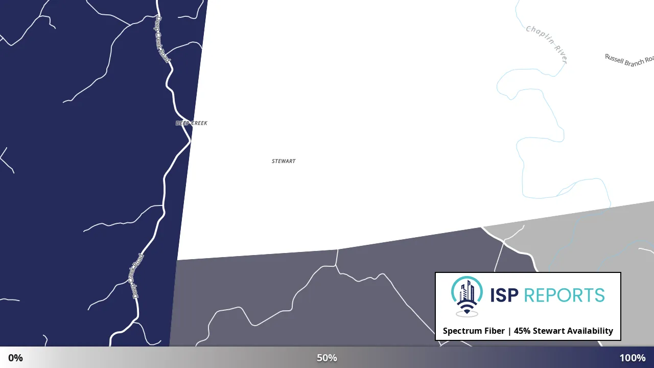 Stewart, KY map of internet availability