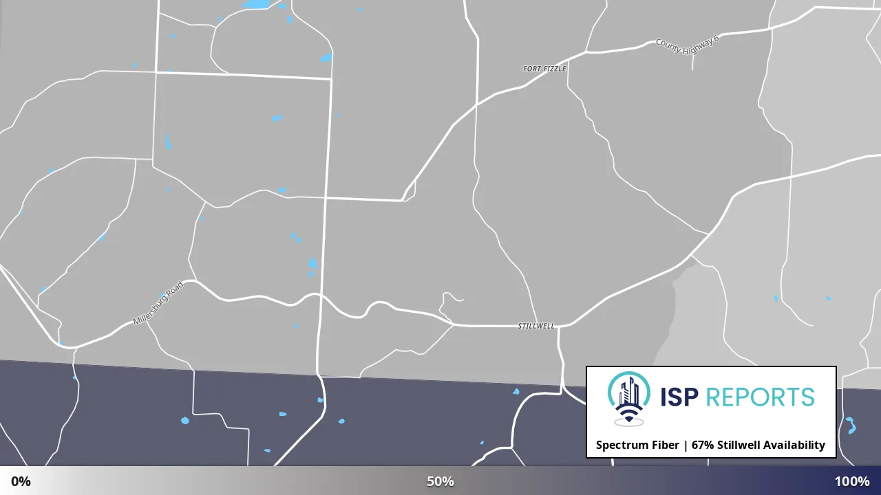 Stillwell, OH map of internet availability
