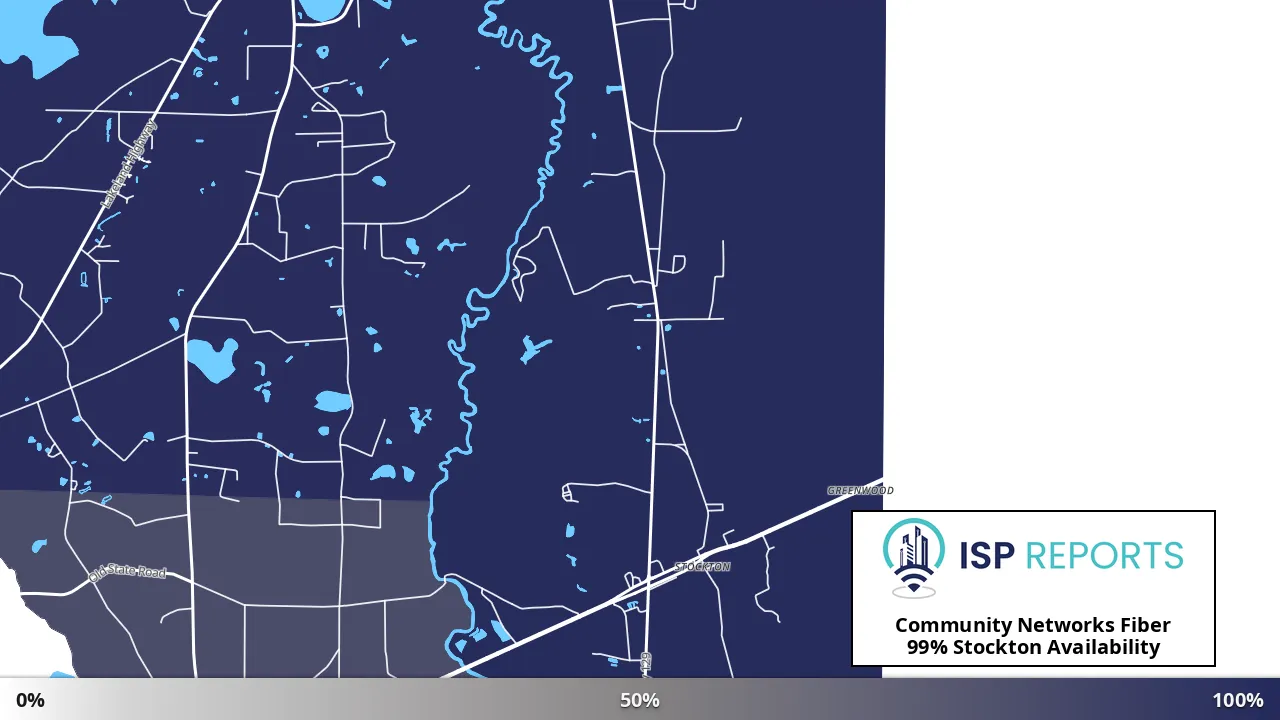 Stockton, GA map of internet availability