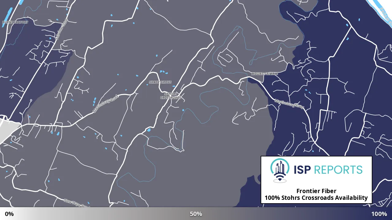 Stohrs Crossroads, WV map of internet availability
