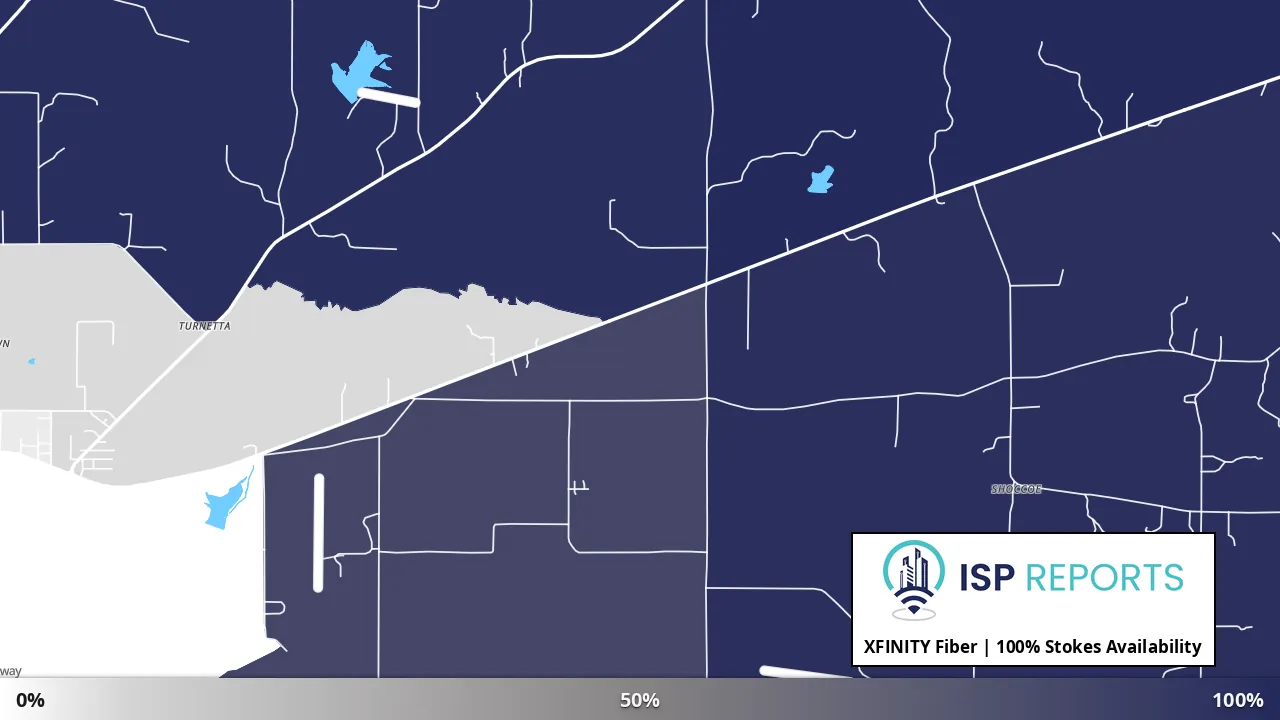 Stokes, MS map of internet availability