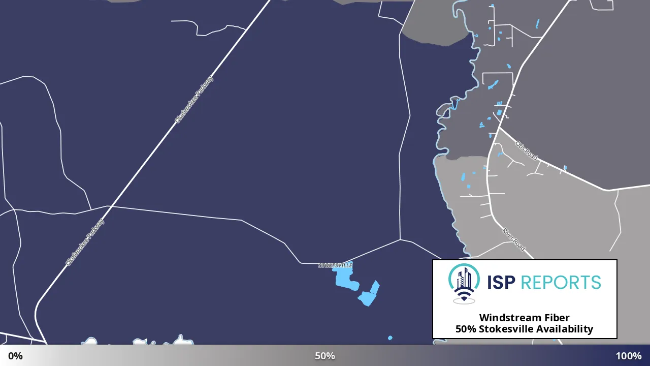 Stokesville, GA map of internet availability