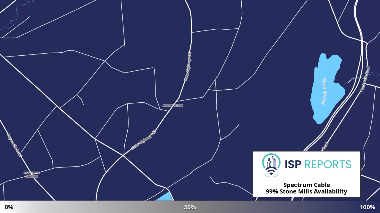Stone Mills, NY map of internet availability