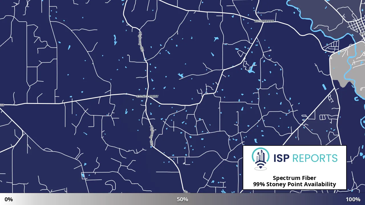 Stoney Point, LA map of internet availability