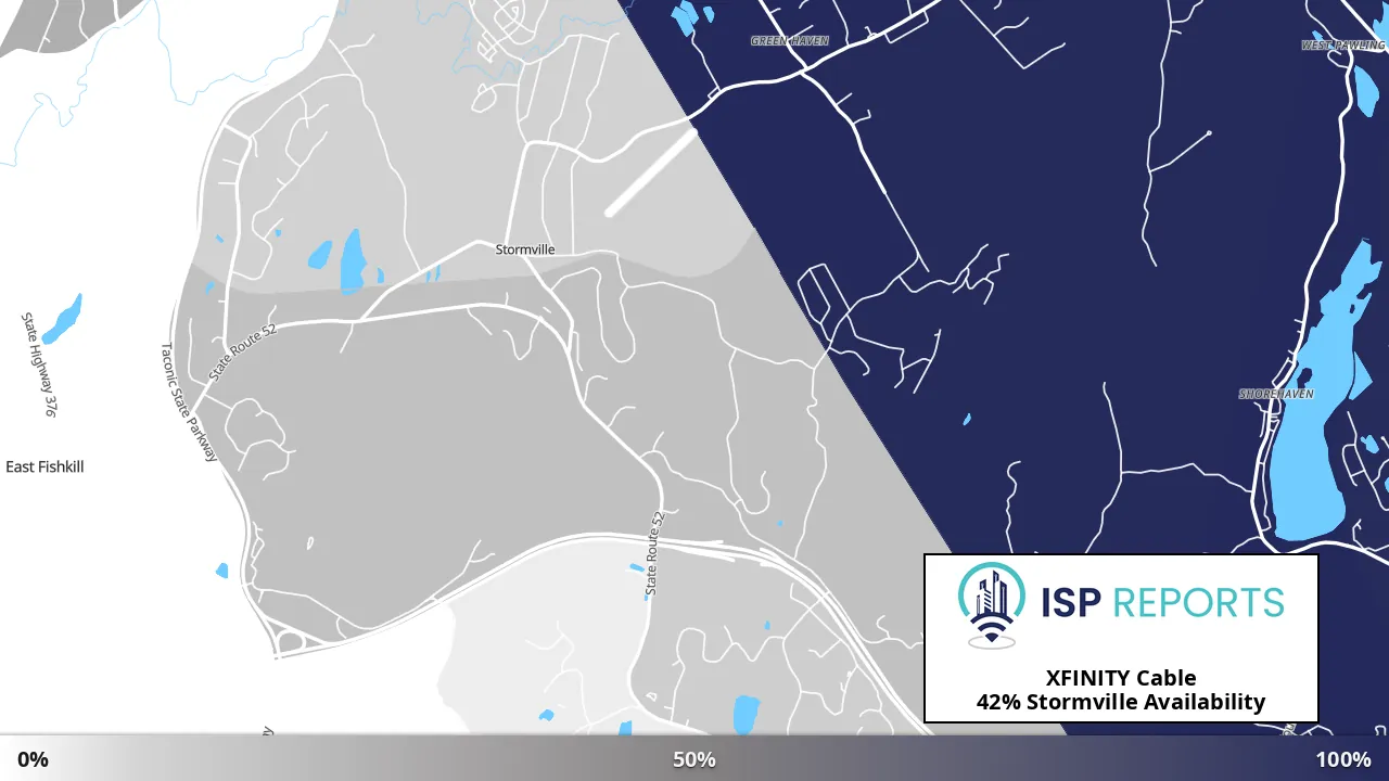 Stormville, NY map of internet availability