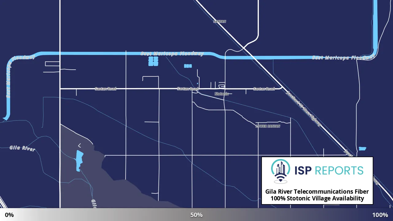 Stotonic Village, AZ map of internet availability