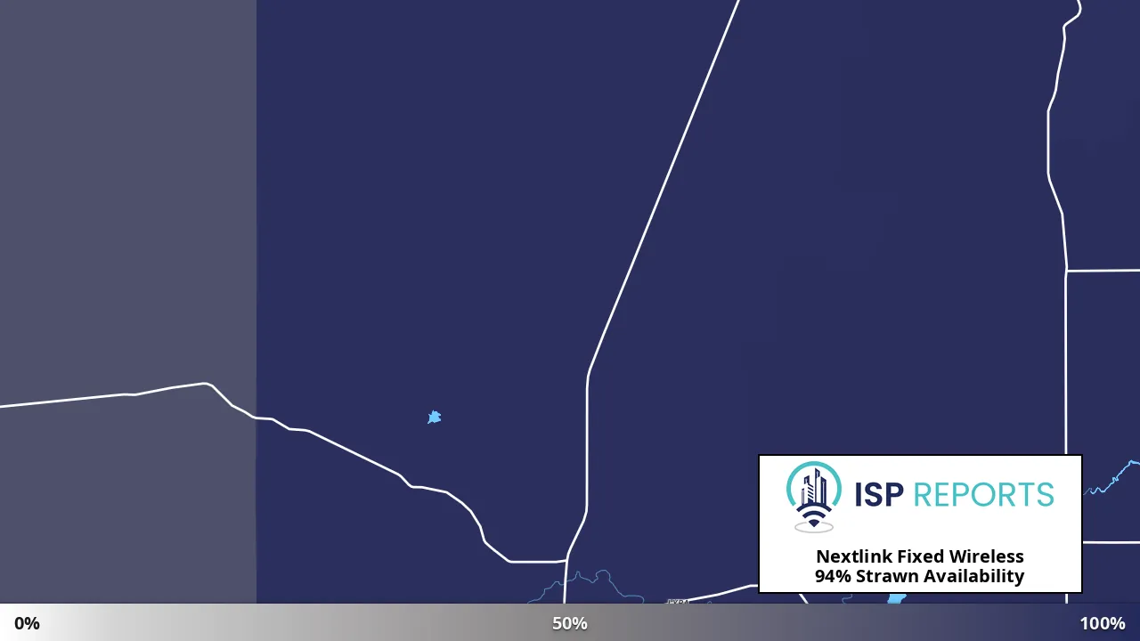 Strawn, TX map of internet availability