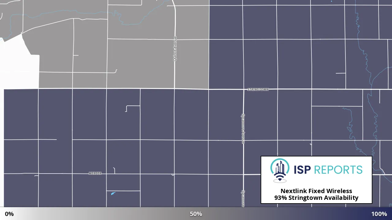 Stringtown, IA map of internet availability