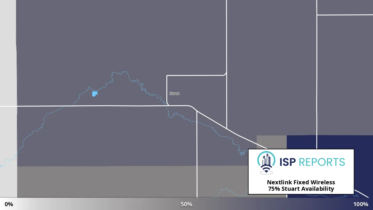 Stuart, NE map of internet availability